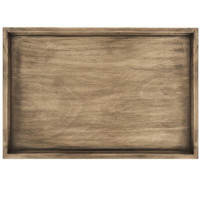 Nonie Tray Accent Table - Light Brown - Safavieh.