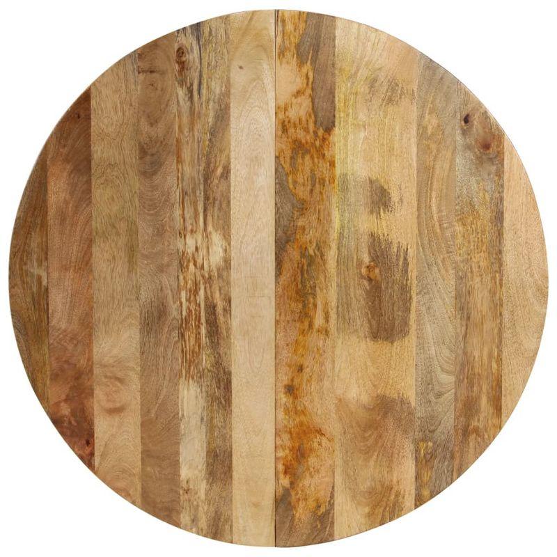 vidaXL Dining Table 43.3 in.x29.5 in. Solid Wood Mango
