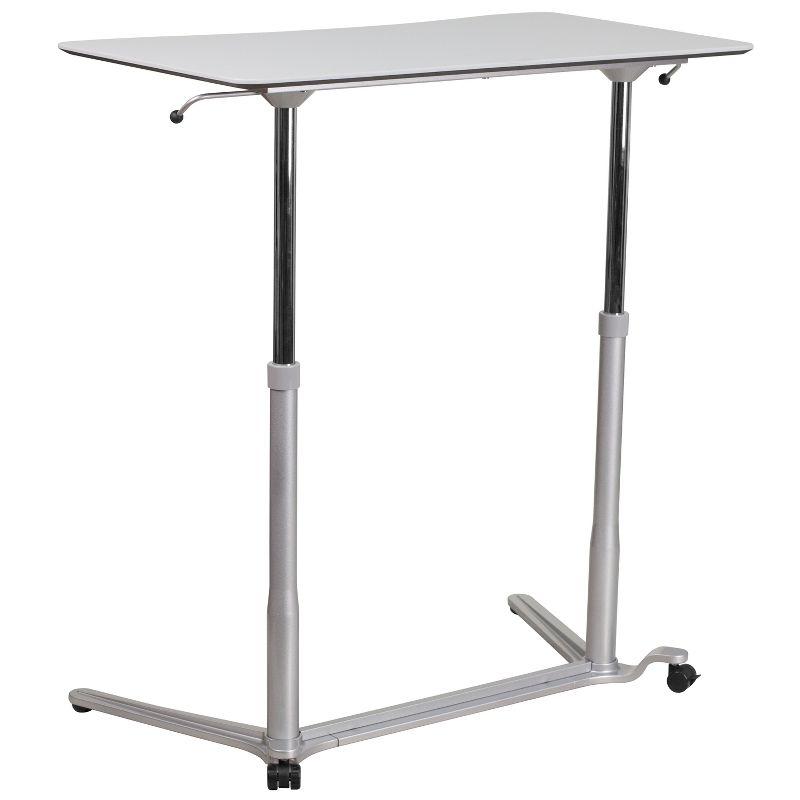 Flash Furniture Sit-Down, Stand-Up Ergonomic Computer Desk - Standing Desk