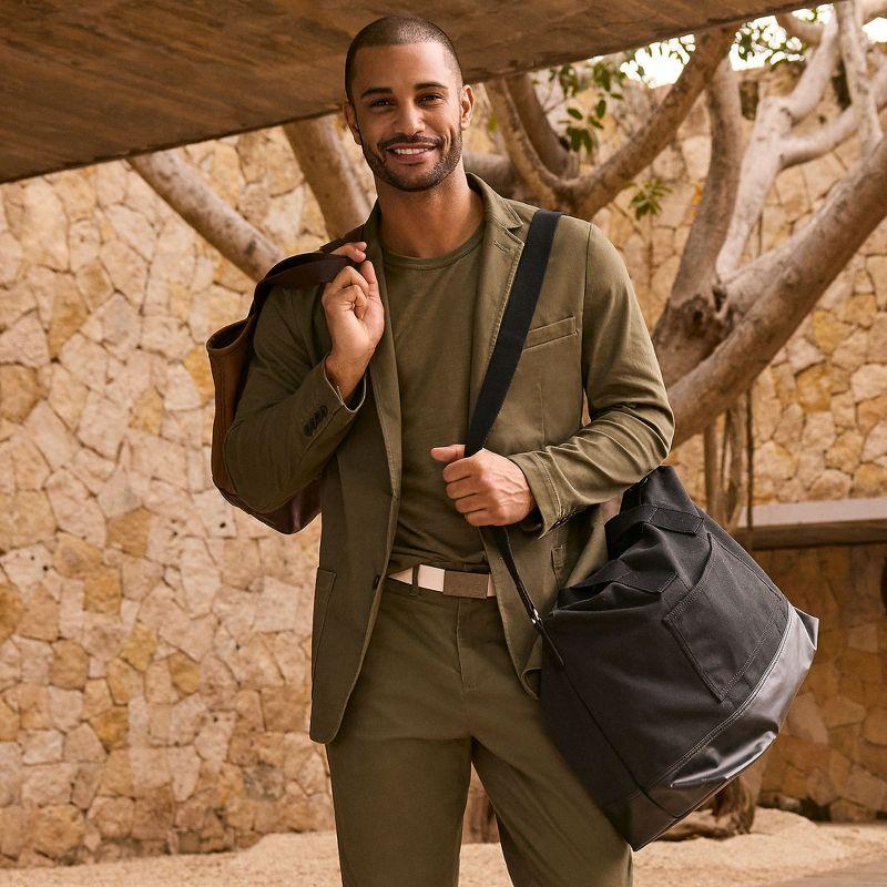 Lands' End Canvas Weekender Duffle Bag - One Size Fits Most - Black