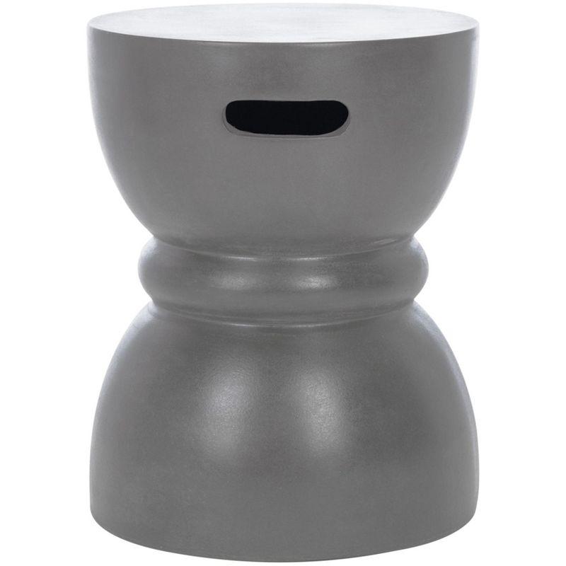 Haruki Accent Stool - Indoor/Outdoor - VNN1006 - Gray - Safavieh