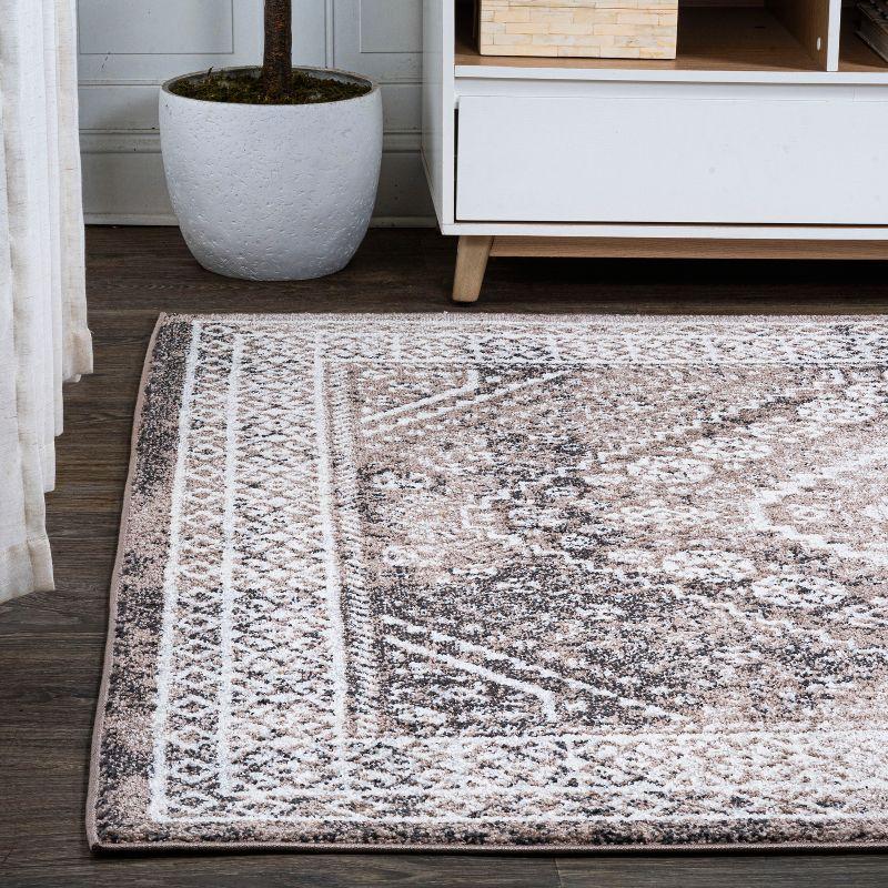 Boho Cottage Medallion Area Rug - JONATHAN Y