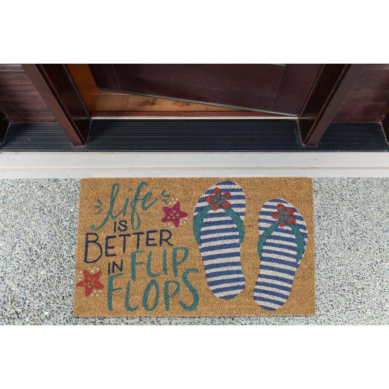 Design Imports  Flip Flop Life Doormat