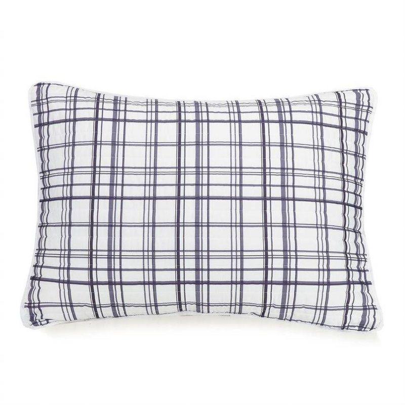 Marquis Plaid Reversible Microfiber Quilt Set