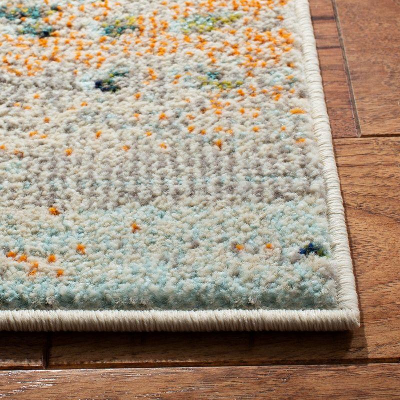 Madison MAD454 Power Loomed Indoor Area Rug - Beige/Navy - 6'7"x6'7" - Safavieh