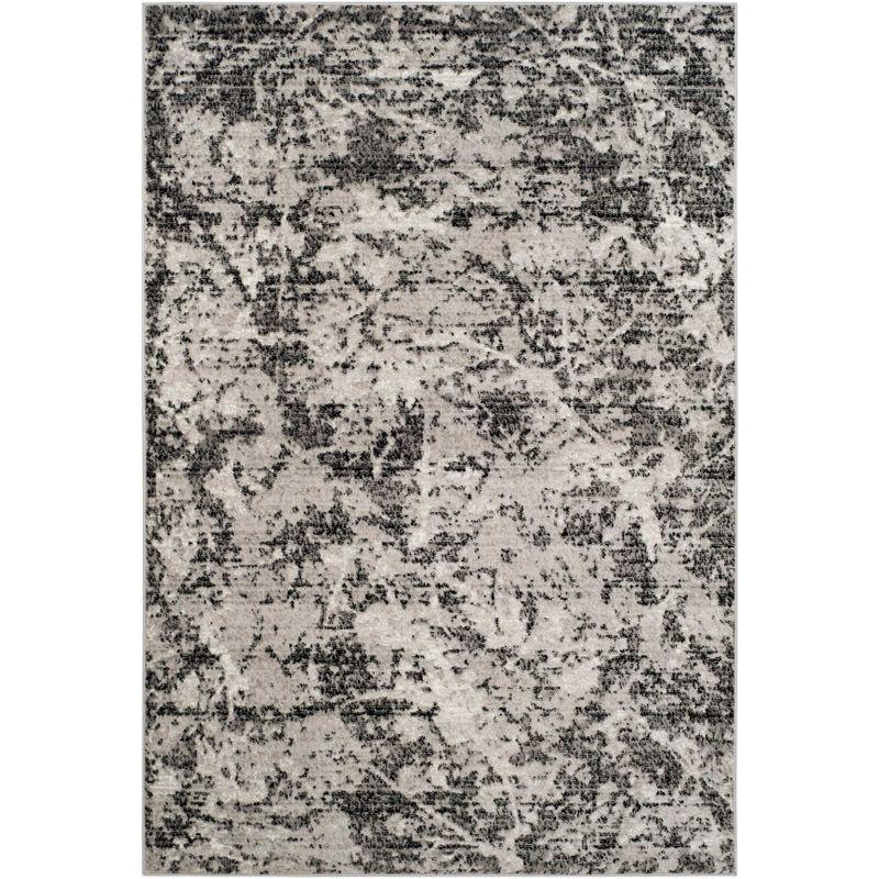 Skyler SKY186 Power Loomed Indoor Area Rug - Charcoal/Ivory - 5'1"x7'6" - Safavieh