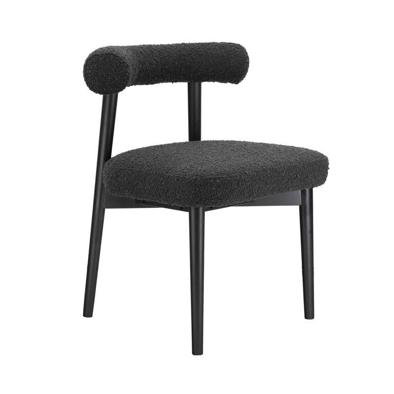 Spara Performance Boucle Side Chair Black 23"W x 20.8"D x 28.4"H