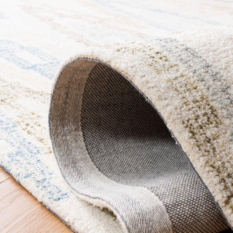 Rodeo Drive RD101 Hand Tufted Area Rug - Ivory/Blue - 3'x5' - Safavieh.