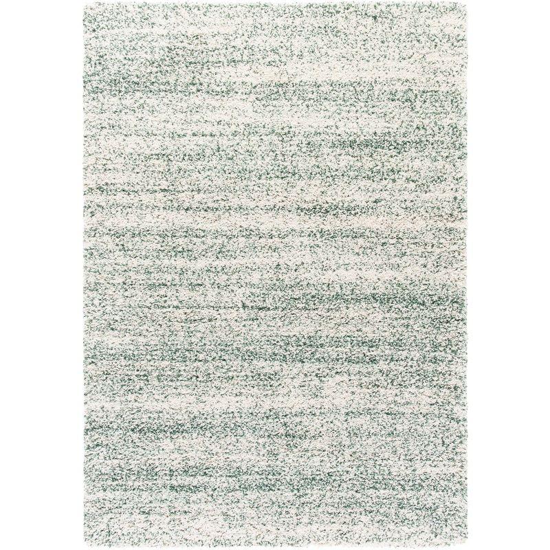 Hudson Shag SGH295 Power Loomed Indoor Area Rug - Ivory/Green - 5'3"x7'6" - Safavieh