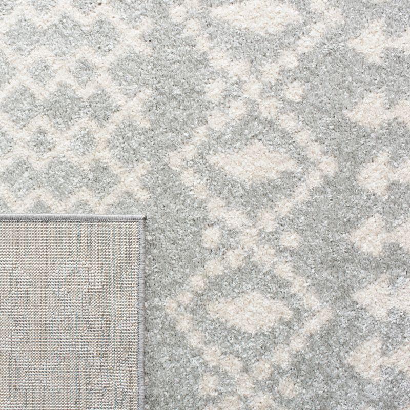 Tulum TUL240 Power Loomed Indoor Area Rug - Light Grey/Ivory - 5'3"x7'6" - Safavieh