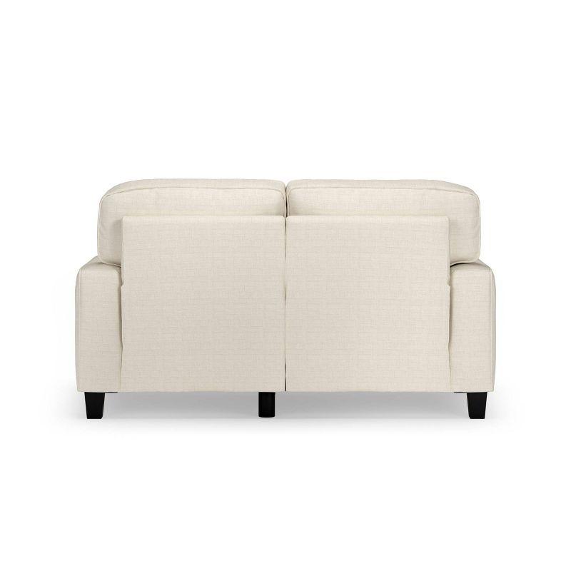 Serta Palisades 61" Track Arm Sofa, Easy Care Fabric, Soft Pillow Back, Pocket Coil Seat Cushions