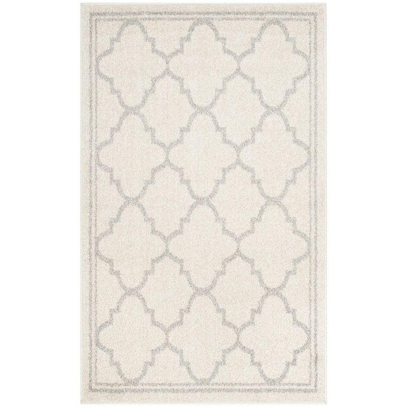 Amherst AMT422 Power Loomed Indoor Accent Rug - Beige/Light Grey - 2'6"x4' - Safavieh