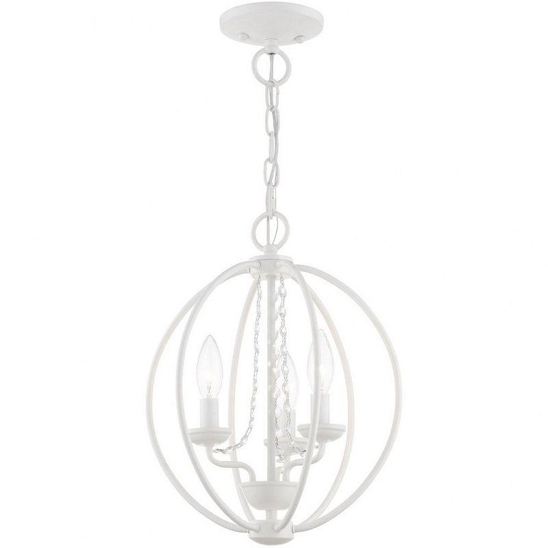 Livex Lighting Arabella 3 - Light Chandelier in  White