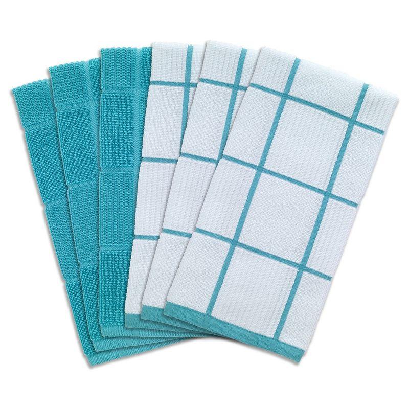 T-fal Solid and Check Dish Cloth