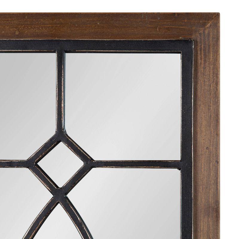 Bakersfiel Windowpane Wall Mirror - Kate & Laurel All Things Decor