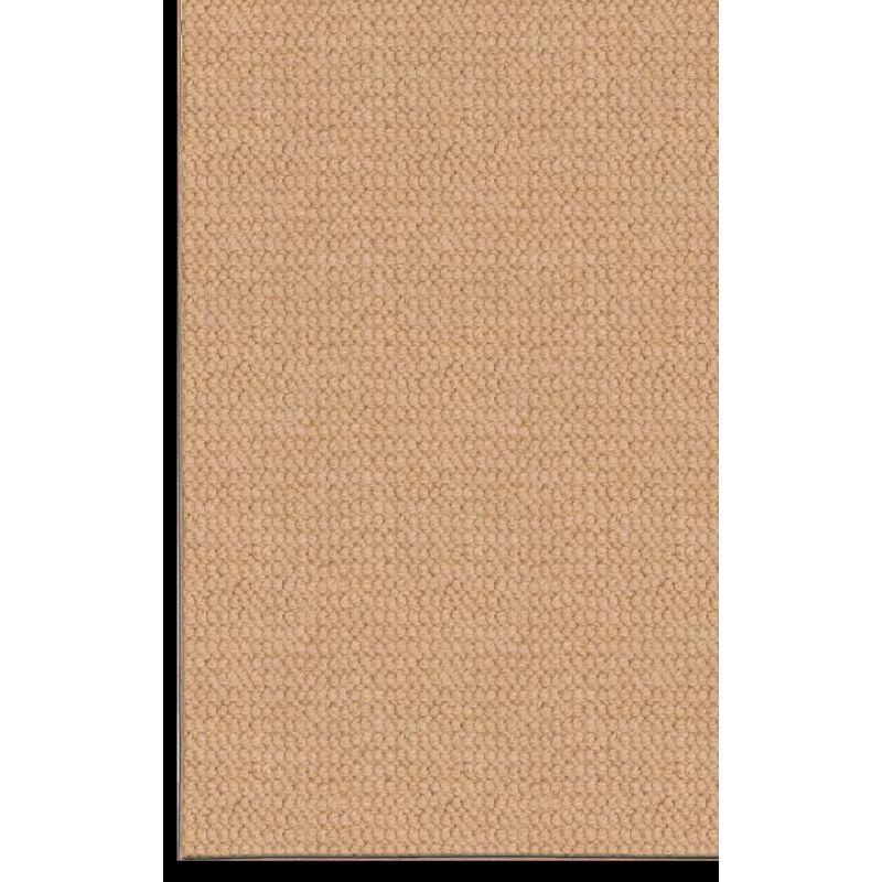 Hand-Crafted Tufted Wool Rectangular Rug in Natural