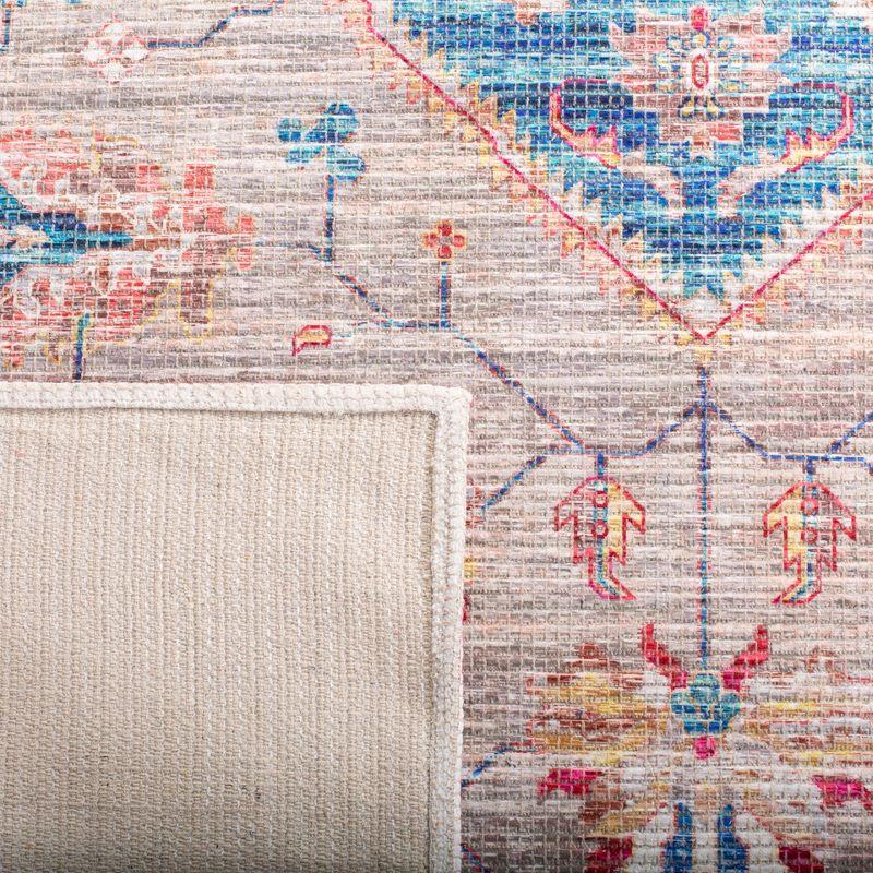 Saffron SFN204 Power Loomed Indoor Area Rug - Rust/Ivory - 5'x8' - Safavieh