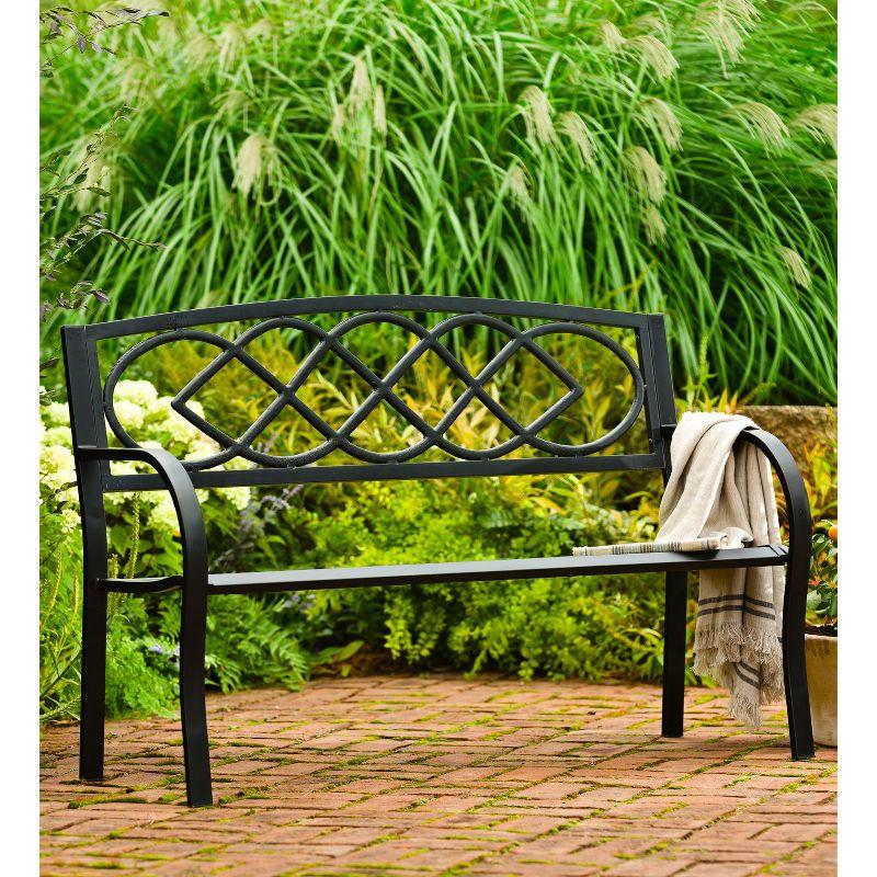 Evergreen Celtic Knot Garden Bench