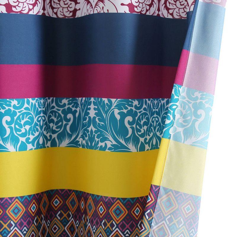 Lush Decor Boho Stripe Striped Shower Curtain