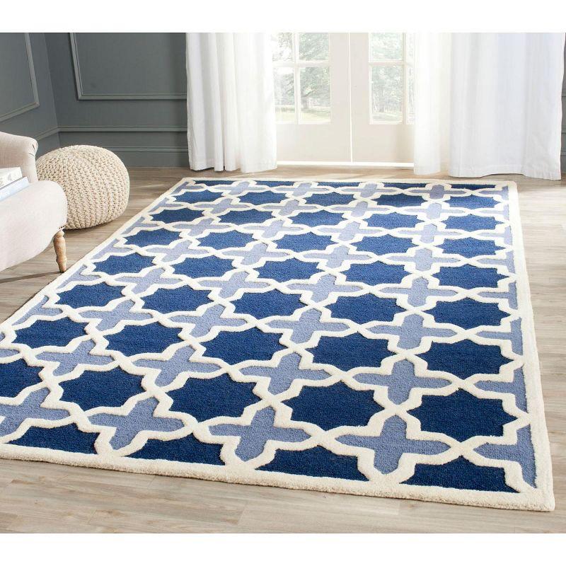 Ivory Elegance Hand-Tufted Wool 8' x 10' Area Rug