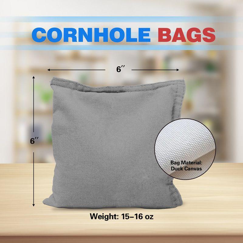 Regulation Size and Weight Cornhole Bean Bags for Cornhole Board Toss Game