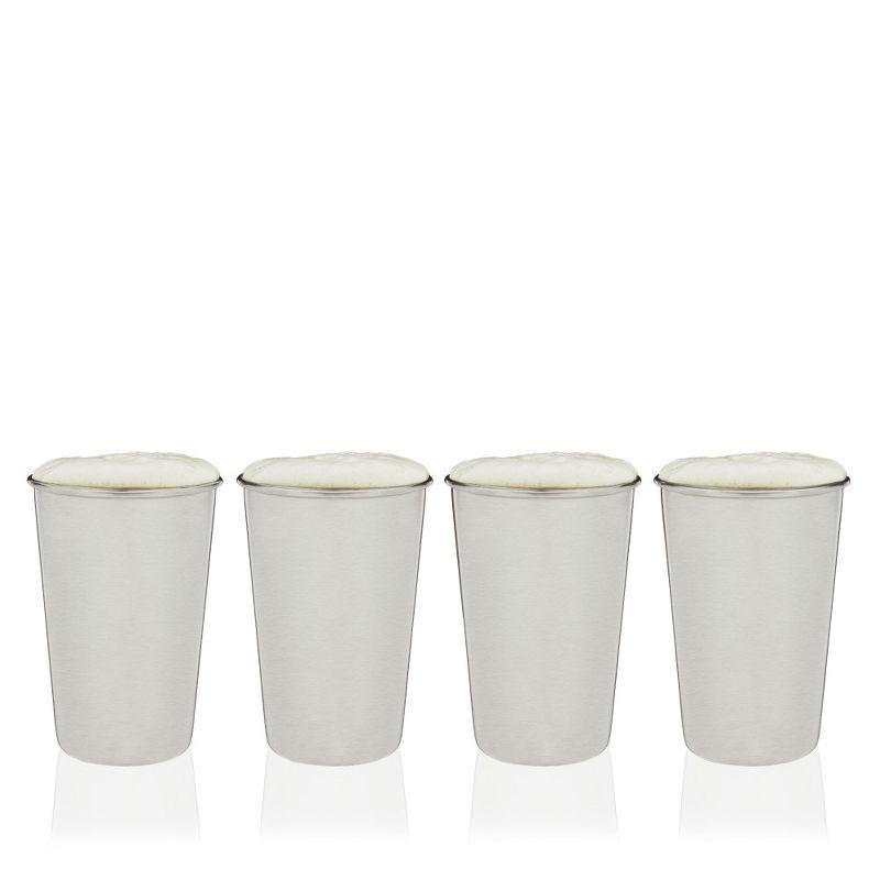 True Stainless Steel Pint Glasses