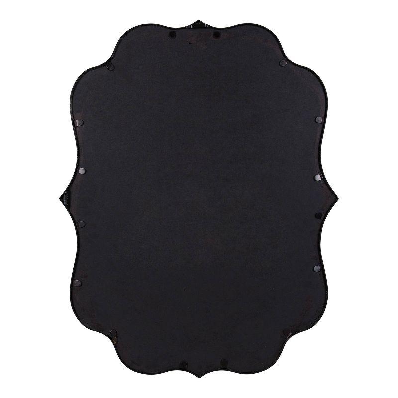 24" x 30" Higby Framed Wall Mirror Black - Kate & Laurel All Things Decor: Modern Style, No Assembly, Includes Mount Hardware