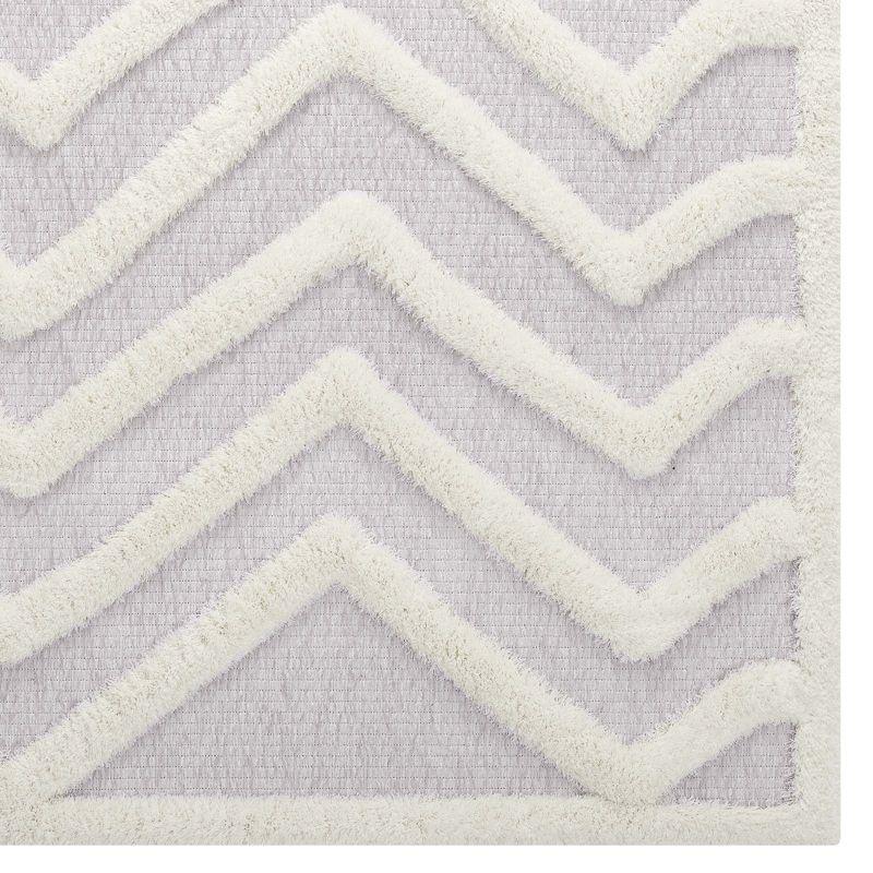 Modway Modway Pathway Abstract Chevron Shag Area Rug