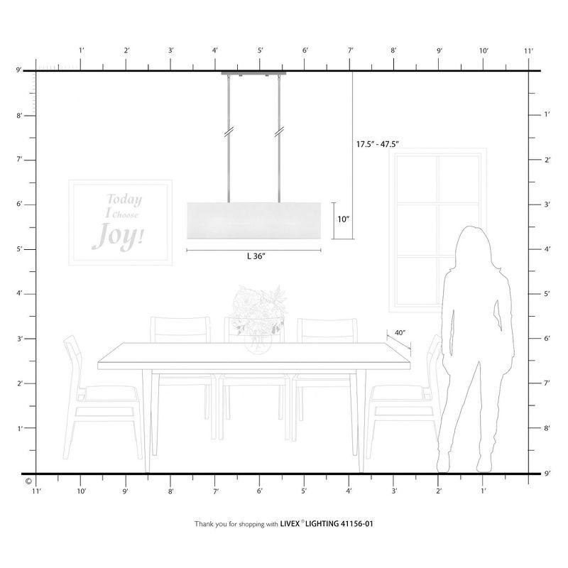 Livex Lighting Summit 4 - Light Chandelier in  Antique Brass