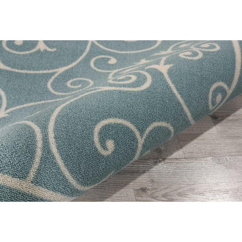 Nourison Home & Garden Loomed Scroll Indoor/outdoor Area Rug