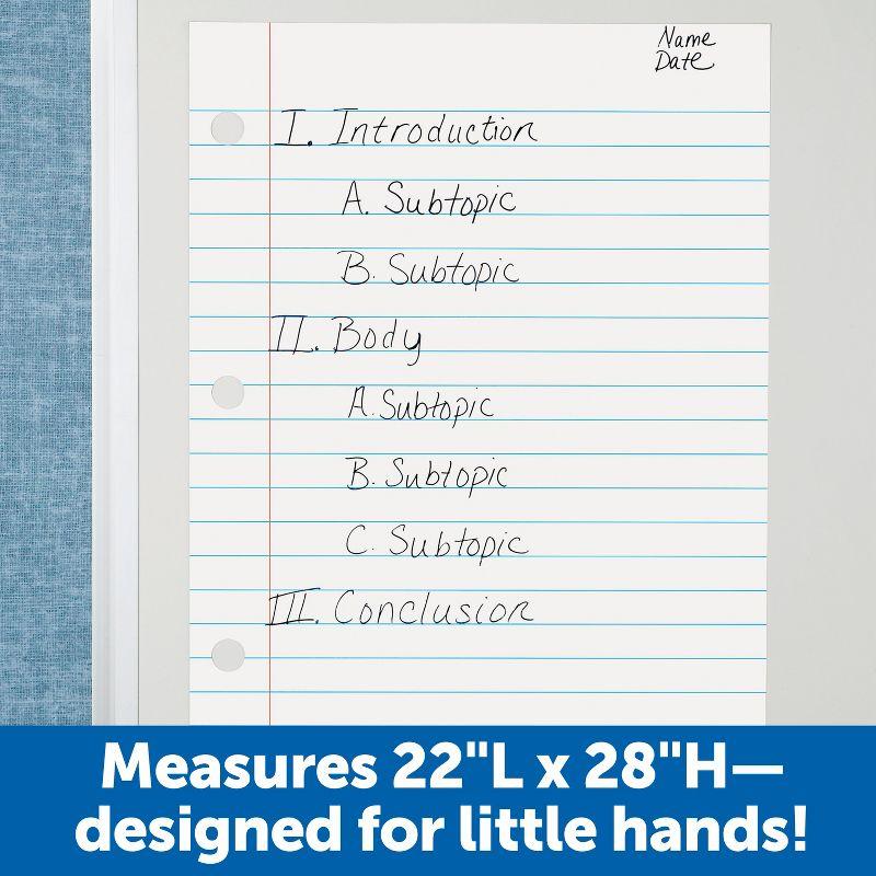 Learning Resources Magnetic Notebook Paper, 22"L x 28"H
