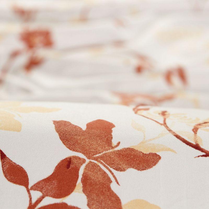 Chanasya Ultra Soft Sakura Cherry Tree Reversible Duvet Cover Set