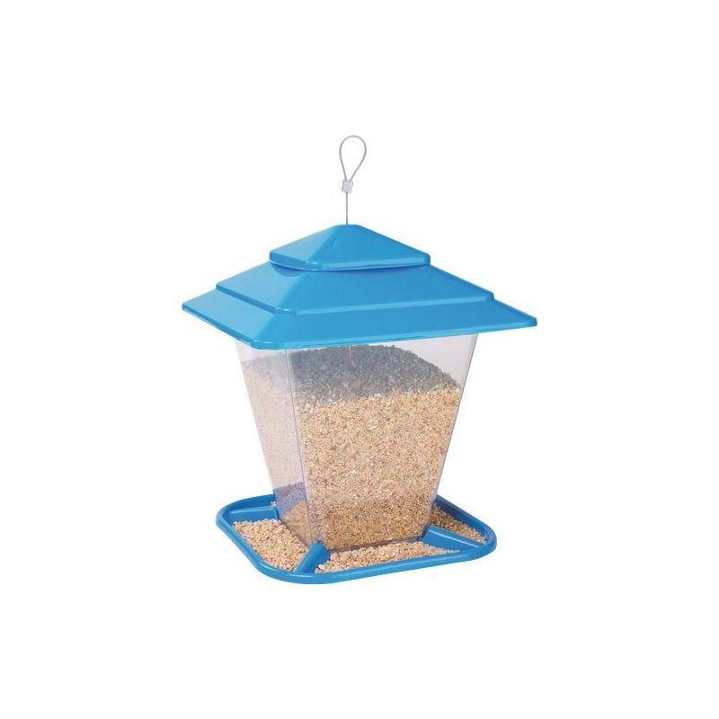 More Birds Plastic 6.6 Lb. Capacity Square Seed Hopper Bird Feeder