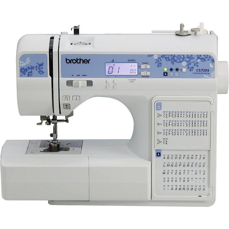 Brother CS7205 150-Stitch Computerized Sewing Machine with Wide Table, Water-Soluble Stabilizer Included