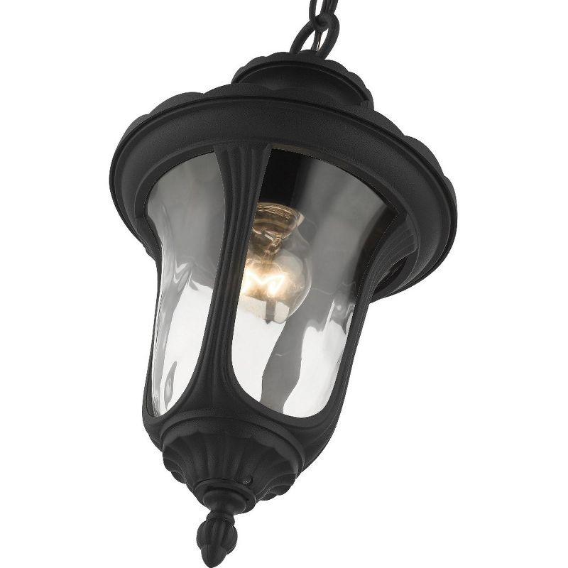 Livex Lighting Oxford 1 - Light Pendant in  Textured Black