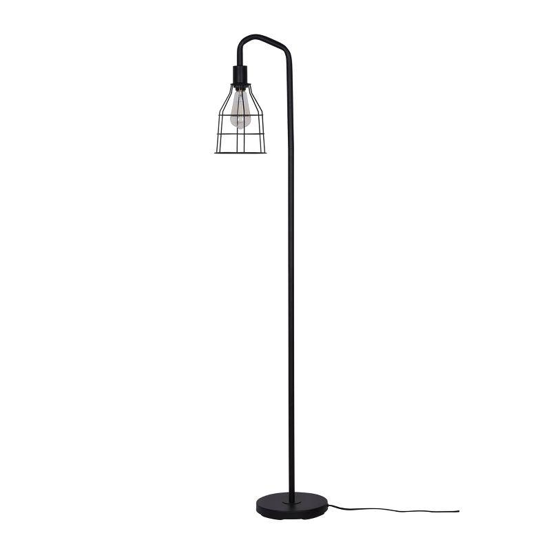 Catalina Lighting 60'' Black Arched Floor Lamp