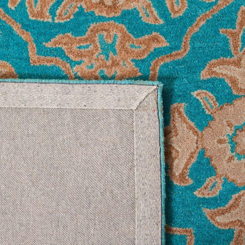 Heritage HG870 Hand Tufted Area Rug - Turquoise/Multi - 3'x5' - Safavieh.