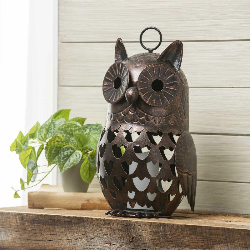 Evergreen 18"H LED Owl