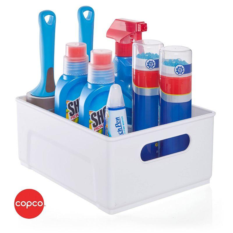 Copco Cabinet Storage Bin - White