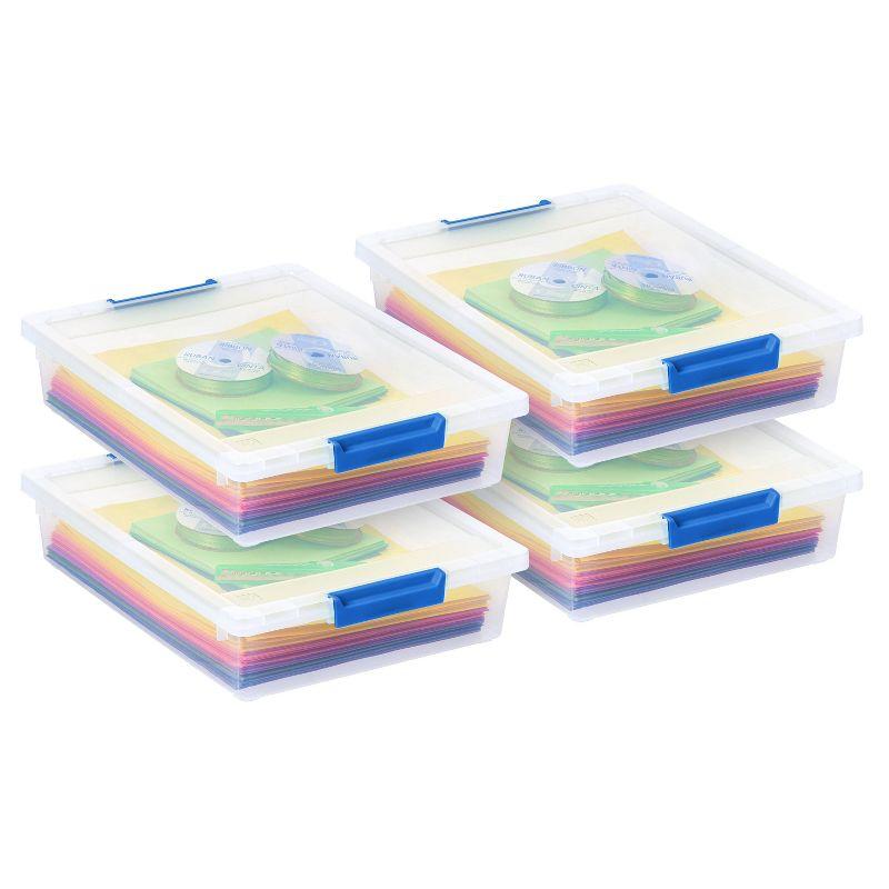 IRIS USA, Inc. IRIS USA, Inc. Iris Plastic Storage Tub & Tote (Set of 4)