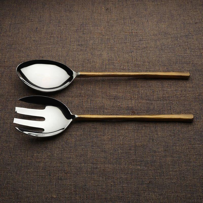Inox Artisans Medicki Salad Server 2 Pc. Set