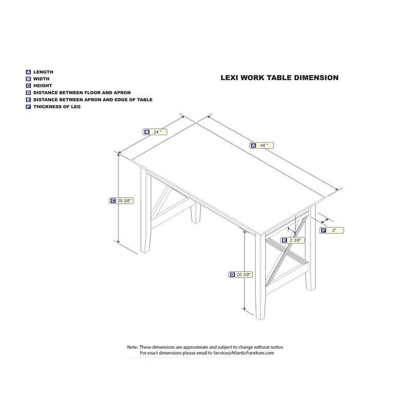Writing Desk Modern Feel Brown - AFI