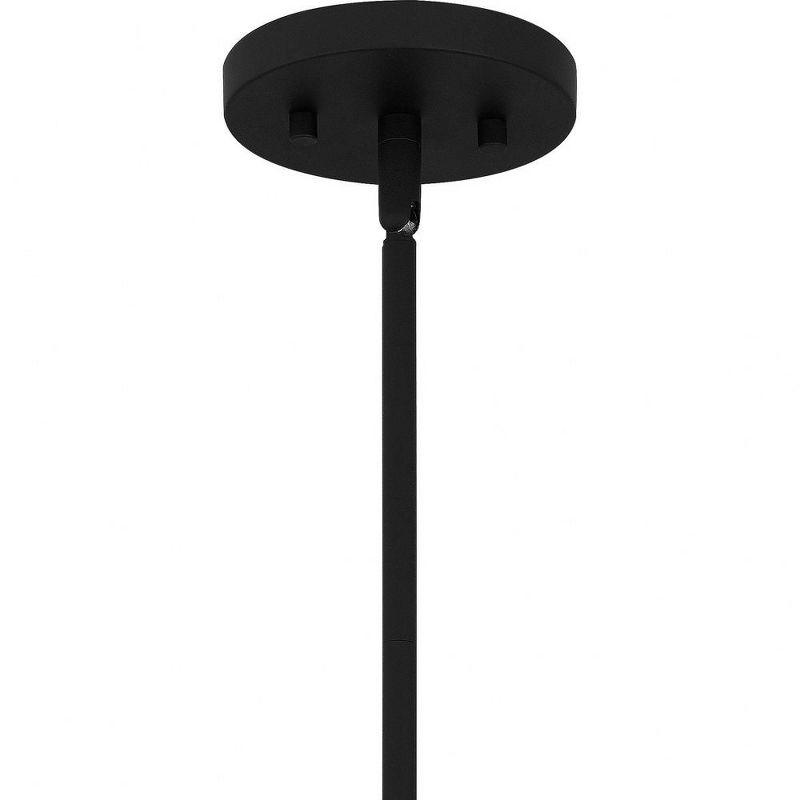 Quoizel Lighting Fortress 1 - Light Pendant in  Earth Black