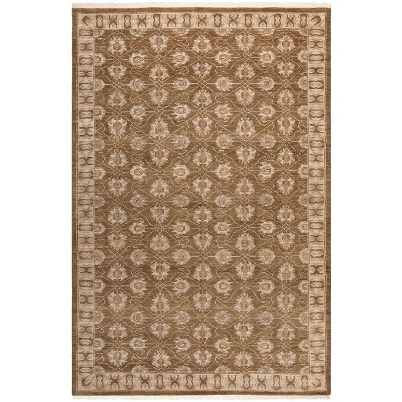 Oushak Hand Knotted Wool Oriental Rug
