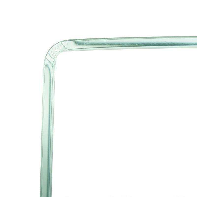 Crysta Ombre Glass Console Table - Clear/Blue - Safavieh