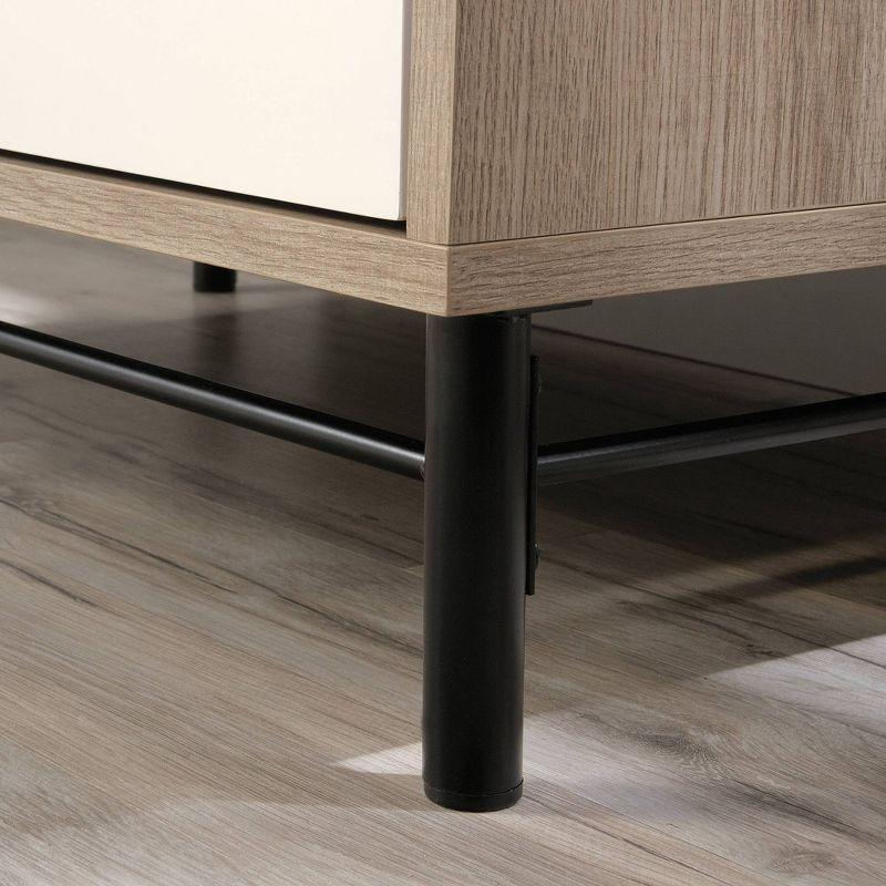 2 Drawer Anda Norr Lateral File Cabinet Sky Oak - Sauder: Home Office Storage, Interlocking Safety System