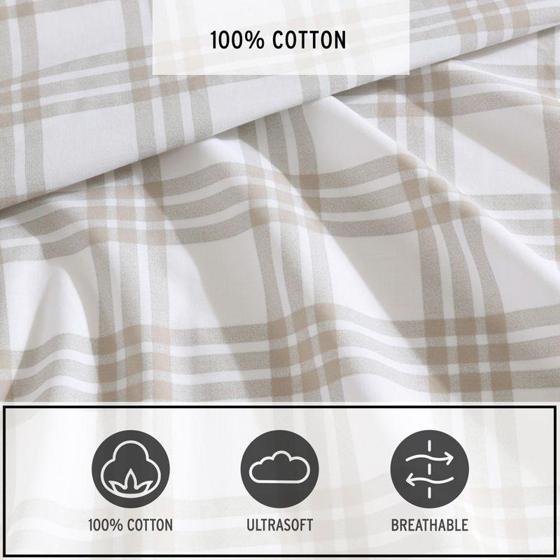 Eddie Bauer 100% Cotton Percale Sheet Set