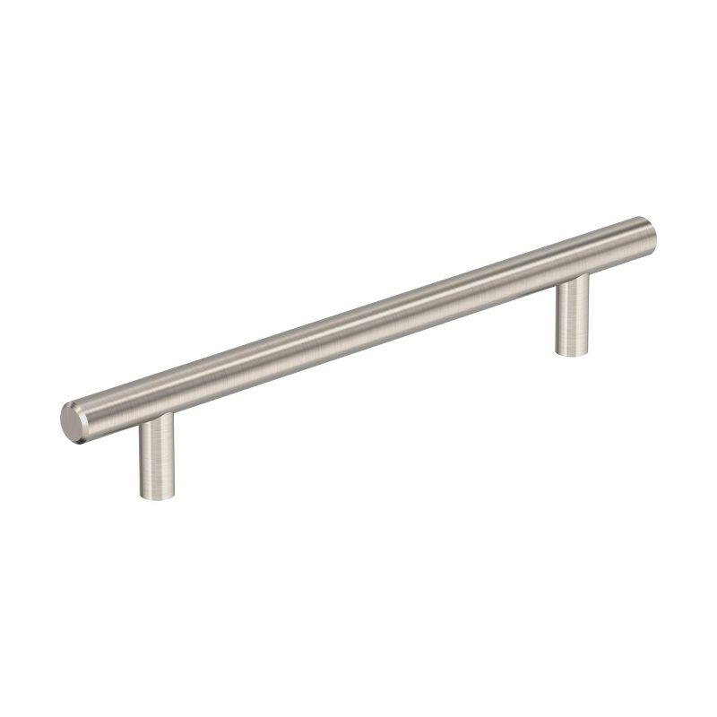 Sterling Nickel 6-5/16 inch Modern Bar Cabinet Pull