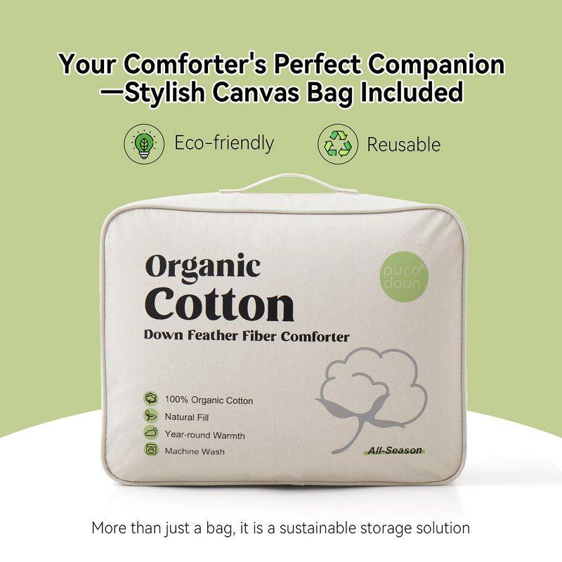 Puredown All Season Cotton Down Comforter/Duvet Insert