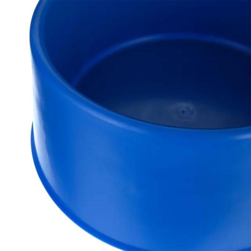 Farm Innovators 60 Watt Premium Plastic Heated Pet Water Bowl with Advanced Thermostatic Control for Large Dogs and Cats, Blue